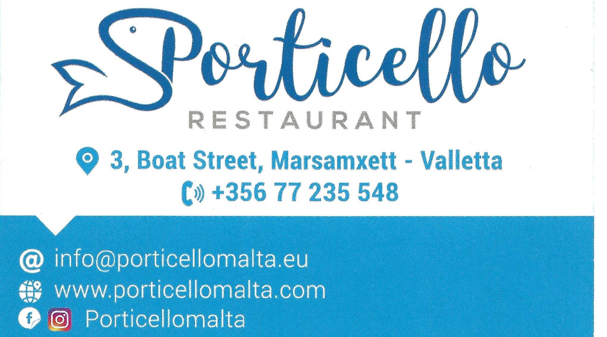 Restaurant Porticello Malta